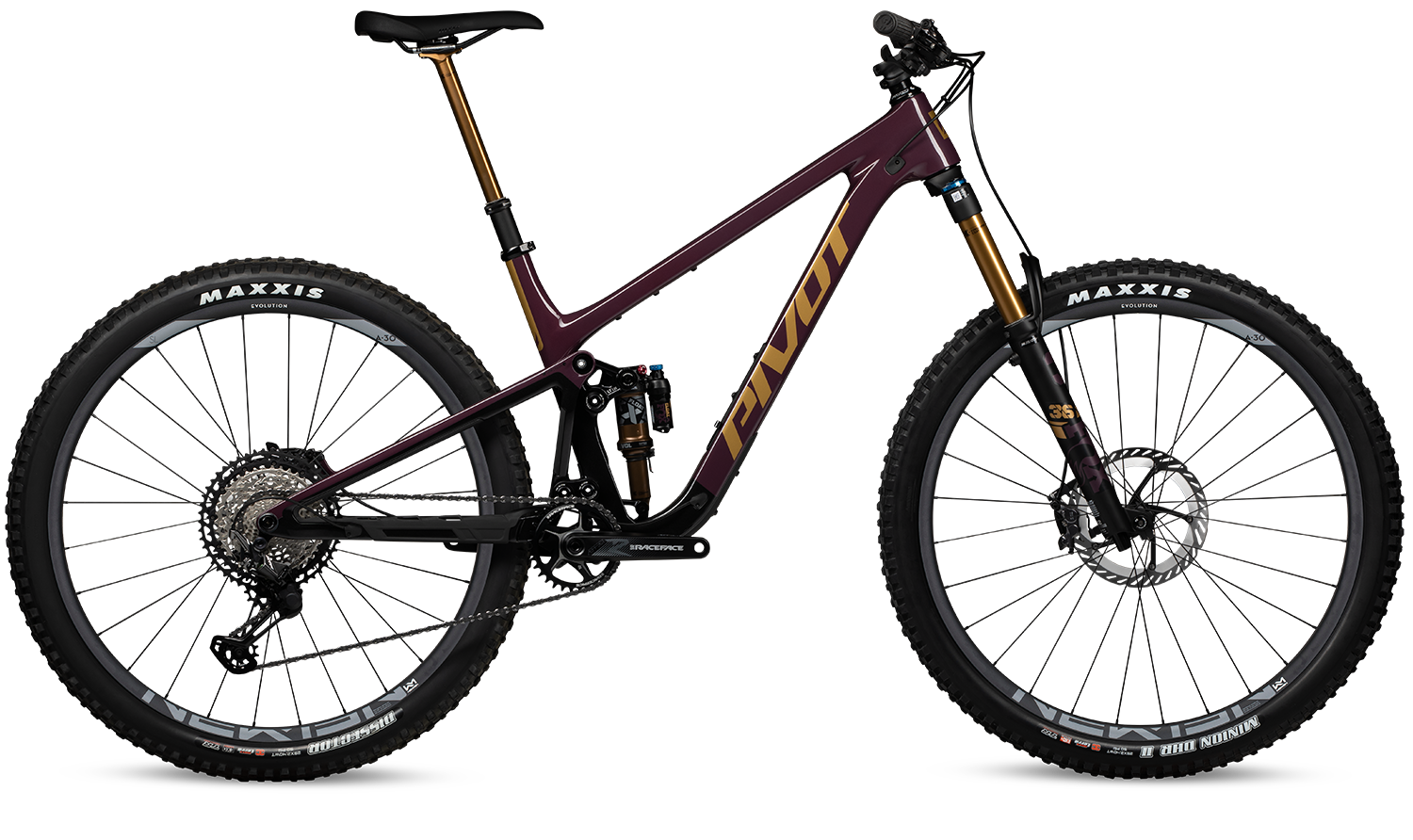 Pivot Cycles Trail Mtb Trailcat Lt Dr Purple Pro Xt Mtb 00tclt129axta Drplgdrpcn
