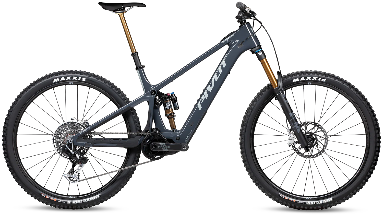 Pivot Cycles Gloss Grey Sram Team Xx Eagle Transmission Australia Ebike